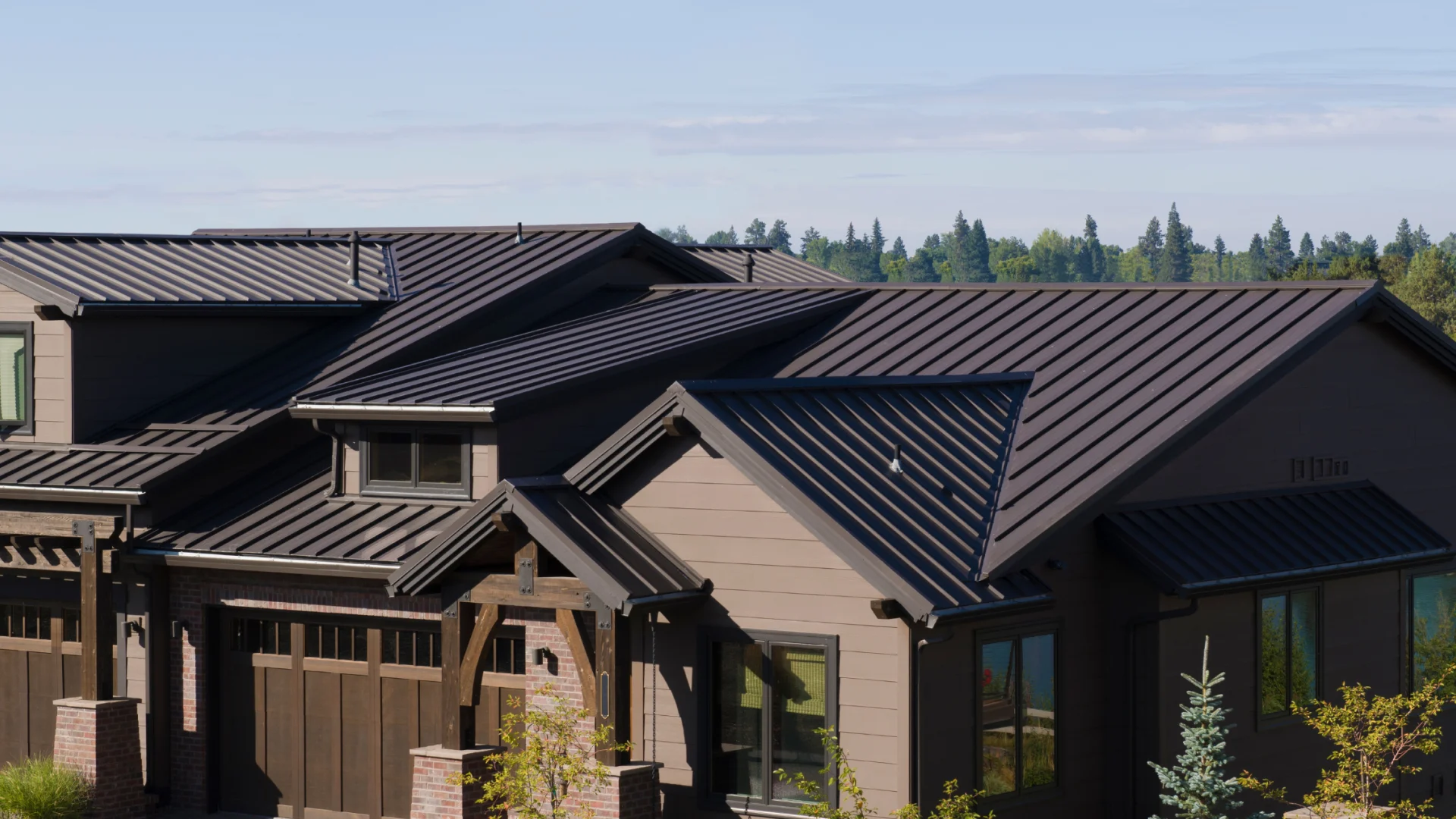 high class metal roofing residential